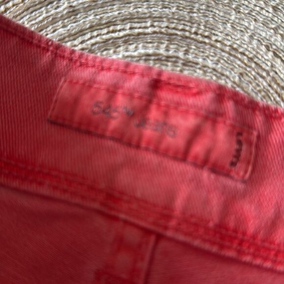 Levi's Denim Shorts Size 10 Coral Pink Stretch Raw Hem Casual‎ Summer - Picture 3 of 5